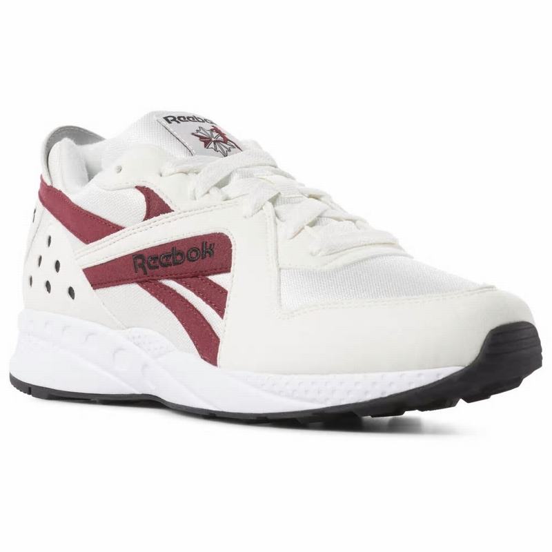 Tenisi Reebok Pyro Barbati Albi/Visinii/Negrii Romania DK9123VX